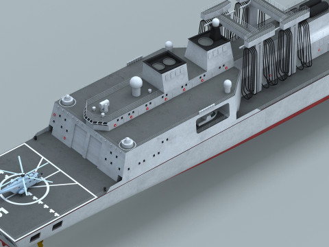 PLA Navy Type 901 Supply Ship 3D Model