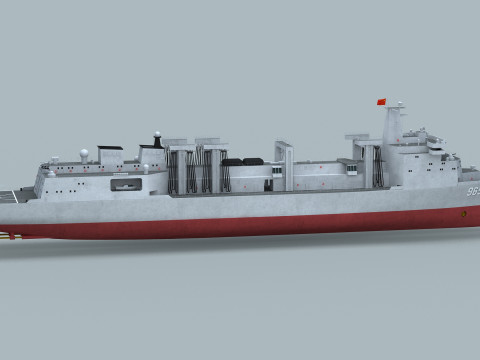 PLA Navy Type 901 Supply Ship 3D Model