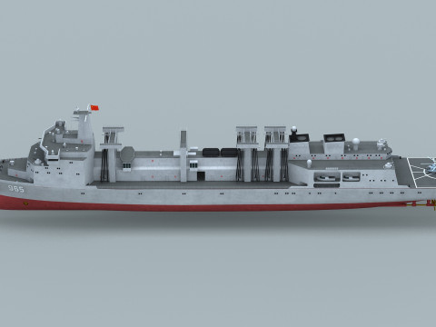 PLA Navy Type 901 Supply Ship 3D Model