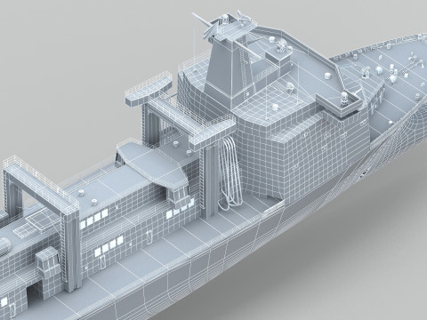 PLA Navy Type 901 Supply Ship 3D Model