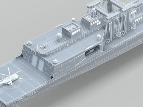 PLA Navy Type 901 Supply Ship 3D Model