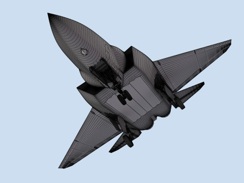 Chinese J35 Stealth Jet Fighter Modelo 3D