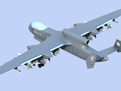 JiuTian SS-UAV 3D Model