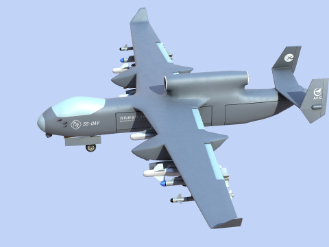 JiuTian SS-UAV 3D Model