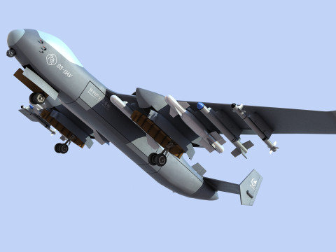 JiuTian SS-UAV 3D Model