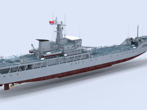 Type-072III Landing Ship 3Dモデル