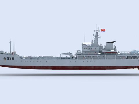 Type-072III Landing Ship 3Dモデル