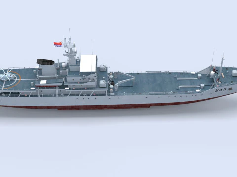 Type-072III Landing Ship 3D Model