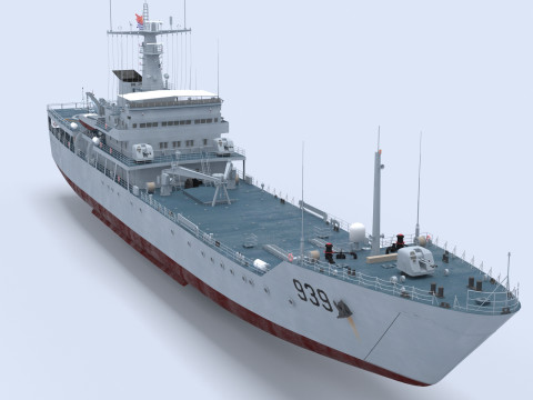 Type-072III Landing Ship 3Dモデル