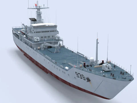 Type-072III Landing Ship 3D Model