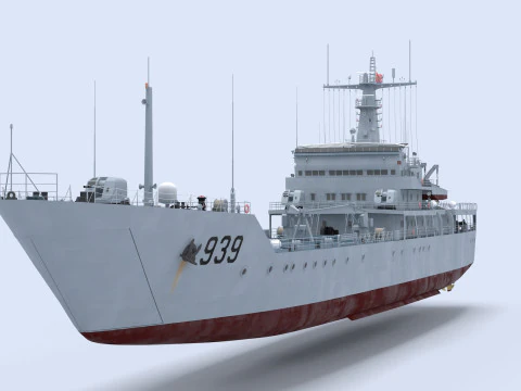 Type-072III Landing Ship 3D Model