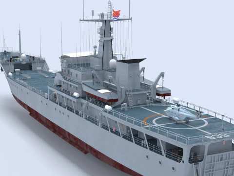 Type-072III Landing Ship 3D Model