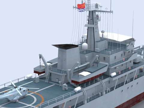 Type-072III Landing Ship 3D Model