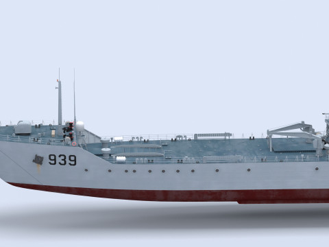 Type-072III Landing Ship 3Dモデル