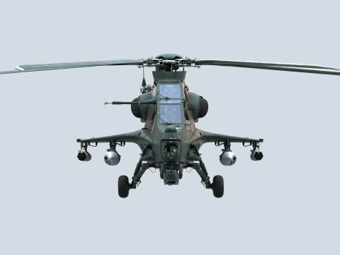 中国武装直升机 - PLA-WZ10 3D 模型