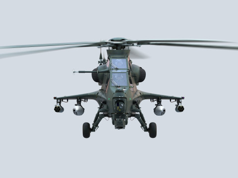 China Armed Helicopter - PLA-WZ10 3D 모델