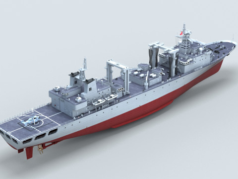 Chinese Navy Type 903 Auxiliary Ship Modello 3D