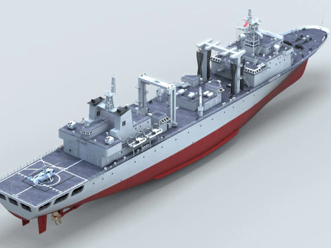 Chinese Navy Type 903 Auxiliary Ship 3D Model