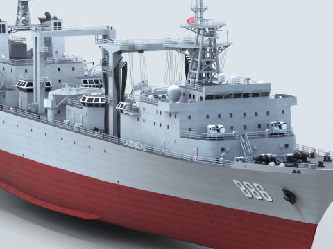 Chinese Navy Type 903 Auxiliary Ship Modello 3D