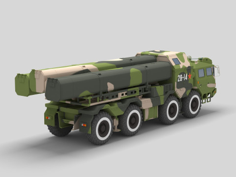Chinese CJ-10 Cruise Missile Model 3D