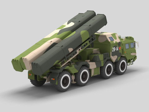 Chinese CJ-10 Cruise Missile Model 3D