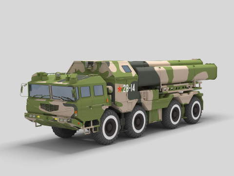 Chinese CJ-10 Cruise Missile Model 3D