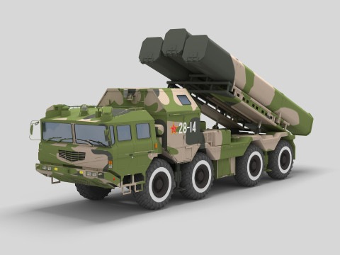 Chinese CJ-10 Cruise Missile Model 3D