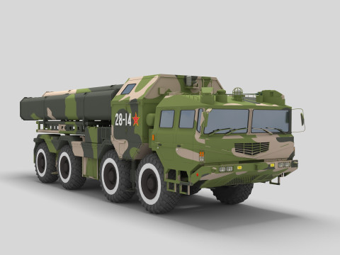 Chinese CJ-10 Cruise Missile Model 3D