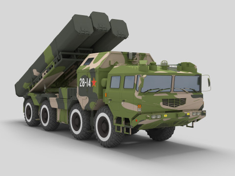 Chinese CJ-10 Cruise Missile Model 3D