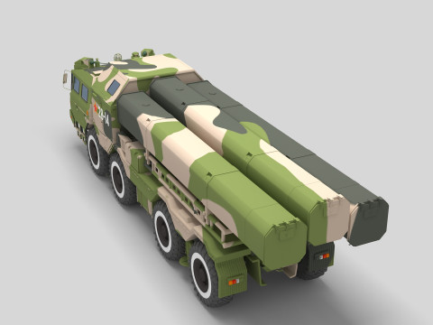 Chinese CJ-10 Cruise Missile Model 3D