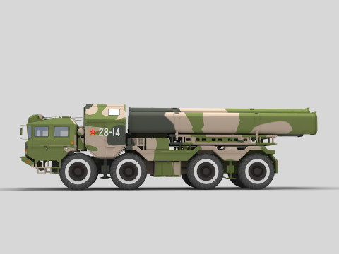 Chinese CJ-10 Cruise Missile Model 3D