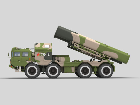 Chinese CJ-10 Cruise Missile Model 3D