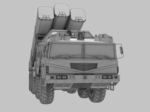 Chinese CJ-10 Cruise Missile Model 3D