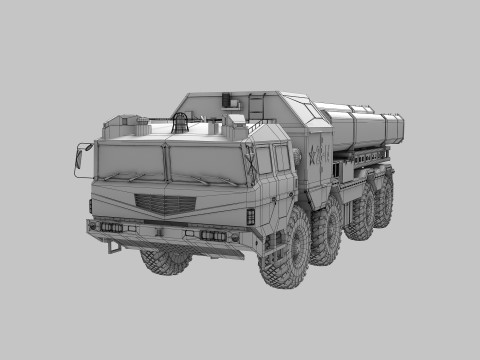 Chinese CJ-10 Cruise Missile Model 3D