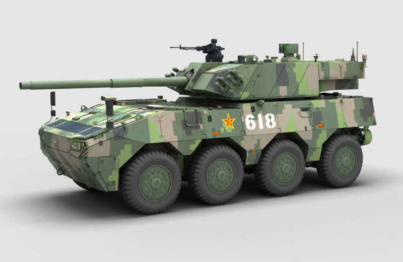 Chinese ZTL-19 Infantry Fighting Vehicle Modello 3D .c4d .max .obj .3ds .fbx .stl .blend 