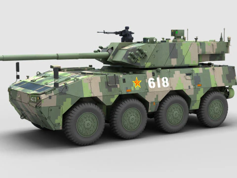 Китайська бойова машина піхоти ZTL-19 3D Модель