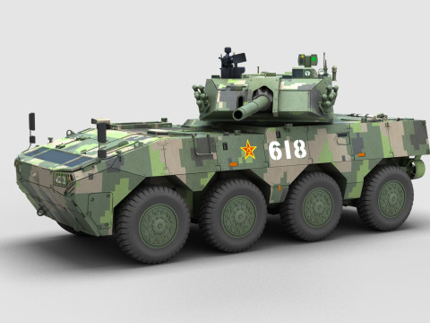 Chinese ZTL-19 Infantry Fighting Vehicle Modello 3D