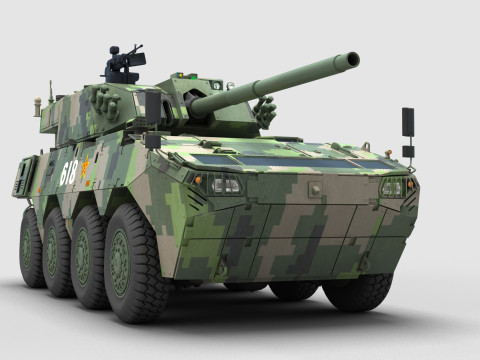 Chinese ZTL-19 Infantry Fighting Vehicle Modello 3D