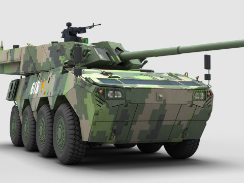 Chinese ZTL-19 Infantry Fighting Vehicle Modello 3D