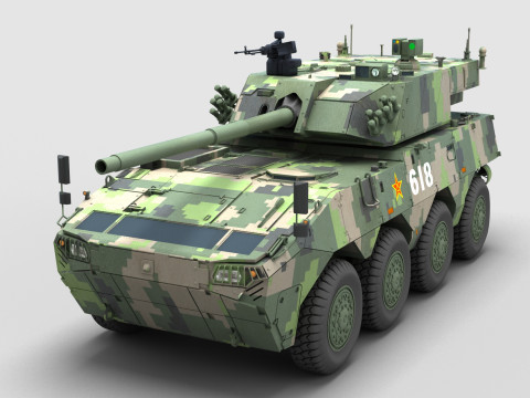 Chinese ZTL-19 Infantry Fighting Vehicle Modello 3D