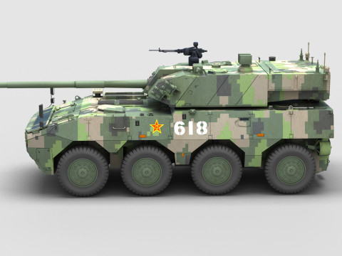 Chinese ZTL-19 Infantry Fighting Vehicle Modello 3D