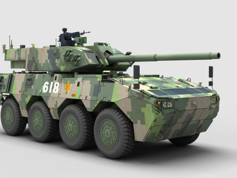 Chinese ZTL-19 Infantry Fighting Vehicle Modello 3D