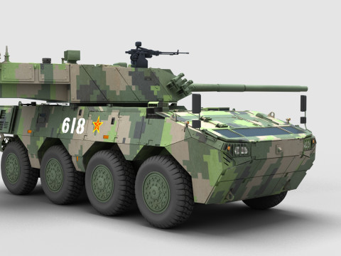 Chinese ZTL-19 Infantry Fighting Vehicle Modello 3D