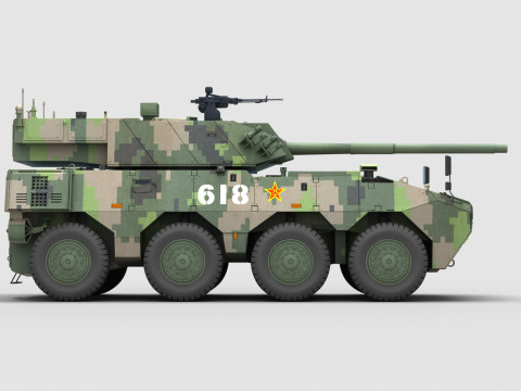 Chinese ZTL-19 Infantry Fighting Vehicle Modello 3D