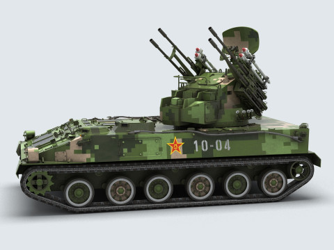 Chinas PGZ-04 3D Модель