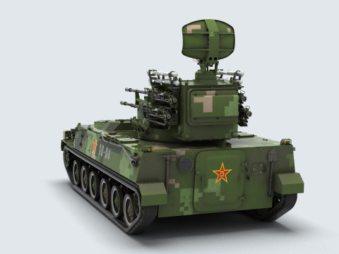 Chinas PGZ-04 3D Модель