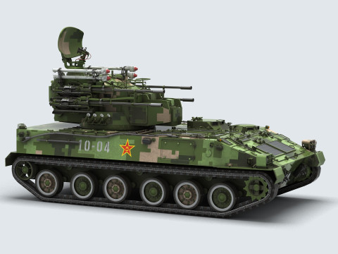 Chinas PGZ-04 3D Модель