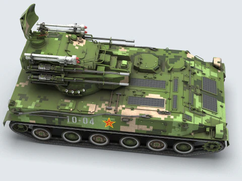 Chinas PGZ-04 3D Model