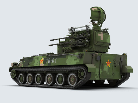 Chinas PGZ-04 3D Модель