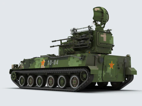 Chinas PGZ-04 3D Model